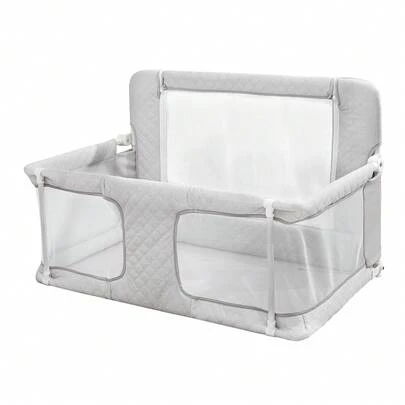  Ubravoo Baby Co-Sleeper Bed-In-Bed , 3-In-1 Folding Bed With Breathable And Visible Mesh Window, Washable Elastic Fabric Cover