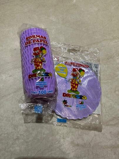 Forminha +tapetinho n°3 de Papel Lisa para Doces - Cores/ 200 unidades