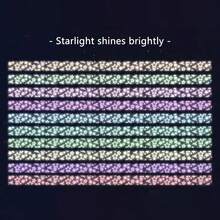 210 张 10 色夜光许愿星折纸，具有多种图案样式、混合颜色、幸运星、半透明五角星夜光特殊折纸，适用于学校用品，返校 - 10色/210張 - 查看 9