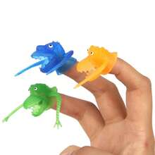 5个/10个/15个/20个/30个恐龙手指偶，可爱手指玩具，木偶玩具，生日派对礼物，礼品袋填充物，搞笑玩具，皮纳塔填充物，多种款式和颜色可选 - 彩色 - 查看 4