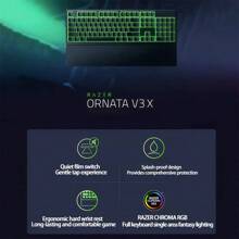 RAZER Rainforest Wolf Spider V3 X + Purgatory Adder Set Mechanical Optical Keyboard + 6400DPI Mouse RGB Magic Color Synchronization Professional Peripherals Splash-Proof Design
