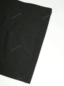Pantalones de pata ancha de unicolor versátiles y sencillos