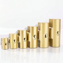 家用仿铜挂锁 纯铜芯锤锁-配3把钥匙 防盗门锁 原子锁 叶片锁 弹簧锁 防技术开启