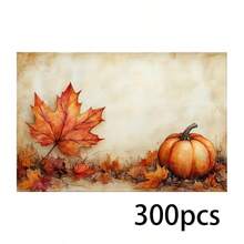 1/2/4/6 Pieces Of Autumn Polyester Placemats - Maple Leaf And Pumpkin Pattern Watercolor Design, 30x45 Cm, Machine Washable Table Mat, Suitable For Thanksgiving, Autumn Kitchen And Dining Decoration, Rural Seasonal Tableware, Autumn Table Decoration, Thanksgiving Plate Arrangement, High-Quality Fabric, Home Entertainment Decoration. - Multicolor - View 20