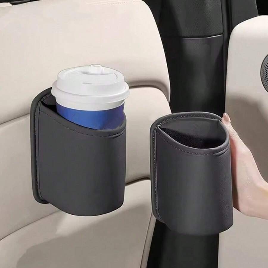 1 件汽车座椅靠背杯架、汽车水瓶夹、储物整理袋、水瓶和杯子多功能储物盒、用于整理和存放汽车内饰配件、保持汽车内饰清洁、适合女性储物整理器旅行必需品返校宿舍储物秋季装饰