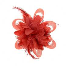 1 件女士迷人帽子网眼兔耳设计头饰教堂鸡尾酒德比帽婚礼头饰返校羽毛网眼头饰茶会配饰万圣节服装发夹配饰 - 黑色 - 查看 20