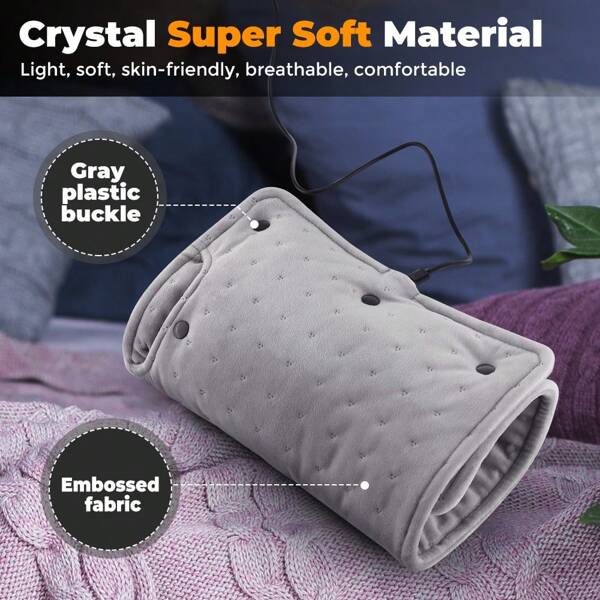5V Constant Temperature 55°C Hand Warmer Multi-Function Heating Pad Portable Hand Warming Artifact Belly Warmer Waist Warmer For Office & Travel USB Plug-In Using Heating Area Of 28*10CM NTC Temperature Sensing