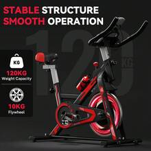 GartistGo Indoor Magnetic Exercise Bike With Sliding Flywheel, LCD Display And Heart Rate Sensor,  Gym Equipment