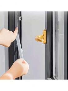 Gray 1.5cm*500cm Self-Adhesive Door/Window Sealing Strip In One Roll - Multicolor - View 8