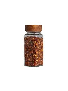Kitchen Spice Jar Set, 12/24pcs Glass Seasoning Container With Lids, 120ml Cumin & Spice Jars, Glass Bottle