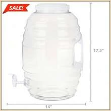 5-Gallon Drink Dispenser For BBQs, Get-Togethers, And Parties