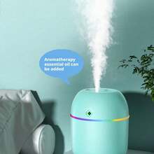 Lucky Four-Leaf Clover Air Humidifier With Aromatherapy + 5 Filters, Portable Mini Essential Oil Diffuser, USB Powered, Seven-Color Night Light, Suitable For Cars/Offices/Bedrooms, Can Be Used For Air Humidification And Room Decor - Multicolor - View 9