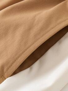 mini bala 儿童户外运动服 2025 秋季拼色运动套装 - 深卡其 - 查看 10