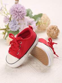 1pair Fashionable Basic Comfortable Outdoor Baby Sports Shoes