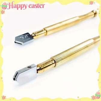 Multi-Functional Diamond Glass Cutter - Manual Tile And Mirror Cutting Tool, Batteryless, Carbide, Glass Cutting