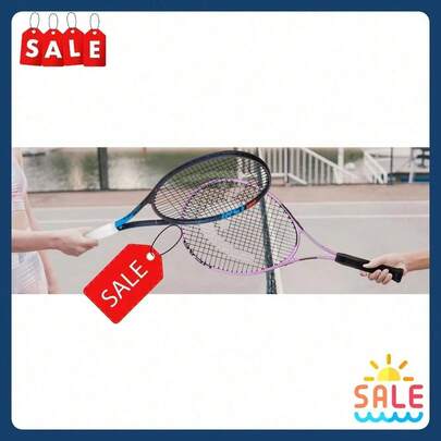 Tennis Racket, Purple Plastic, 27.00 X 12.00 X 2.00 Inches, 9.7 Ounces