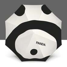 Umbrellas And Rain Hat Umbrellas - Panda Back - View 1