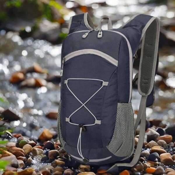 A Unisex Lightweight Outdoor Leisure Hiking Backpack, Cross-Country Running Sports Waterproof Shoulder Bag, Large-Capacity Travel Bag, Suitable For Men And Women To Go Out Riding, Outdoor Sports, Running Mountaineering, Camping And Other Uses