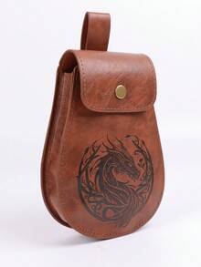 1 pièce Sacoche de taille en PU médiévale, accessoire de costume Renaissance, sac à bijoux Viking, sac de hanche de pirate, sac de taille LARP, sac banane Renaissance vintage, accessoire de cosplay - A - Voir 6