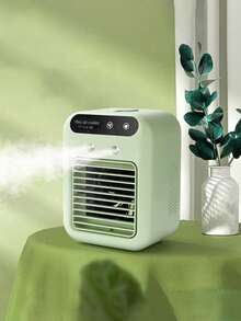 1pc Compact USB Powered Mini Air Conditioner Fan - Portable Rechargeable Desktop Air Cooler For Summer Cooling, Suitable For Home And Office Use - Multicolor - View 13