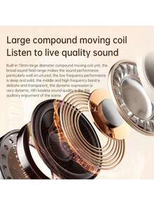 TWS True Wireless Earbuds, Bluetooth Headphones With Microphone, Semi-In-Ear Comfortable Design, Clear Calling, Up To 20 Hours Battery Life, Suitable For Commuting/Students, Charging Case, Compatible With IOS And Android