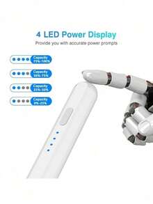 Caneta Touch Screen Ponta Fina Desenho iPad  Android Alta Precisão Universal Design Grafico - Multicolorido - Visão 2