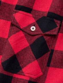 2025 Best Alimens & Gentle Men's Button Down Regular Fit Long Sleeve Plaid Flannel Casual Shirts - 綠黑色 - 查看 8