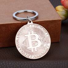 1pc Bitcoin BTC Keychain - Stablecoin Keychain - Bitcoin Lucky Keychain - Cryptocurrency Keychain - Backpack Hanging Decor - Desktop Ornament - Full Metal Material - Stitch Toys, Travel Toys, Classroom Fidget Toys, Mini Stuff, Bath Toys, Christmas Stationery, Stress Ball, Birthday Gift, Christmas Gift, Halloween Gift, Christmas Eve Gift, Perfect Gift, Toys, Games