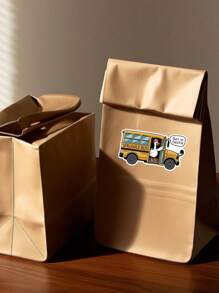 1/3 件搞笑奋斗巴士贴纸 | 以校车上的傻鹅鸭为特色，配有“Drive Hop In Bestie”贴纸，幽默贴纸，校车贴纸，可爱鹅贴纸，返校季贴纸，提醒贴纸，装饰贴纸 | 适合返校季、毕业礼物、笔记本电脑、日记本、水瓶、手机壳、吉他和学习用品 | 送给同学、老师、家人、朋友和同事的礼物