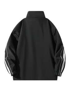 Spring, Summer, Autumn Latest Outdoor Sports Jacket - Black - View 2