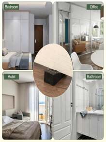 1pc Random Color Reusable Silicone Door Stopper, Shock-Absorbing Anti-Collision Design, No Drilling Required, Durable Rubber Material, Anti-Slip, Suitable For Small Doors, Door Stops, Door Wedges, Easy Installation, Anti-Pinch, Perfect Housewarming Gift - Fits All Homes - Ideal Birthday, Graduation Gift - Clear - View 7