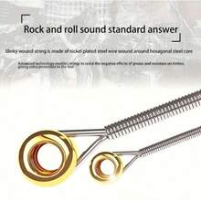 EB Eagle Regular Slinky Nickel Wound Electric Guitar Strings 1-6 Strings/Set - 10-46 Gauge - Multicolor - View 4