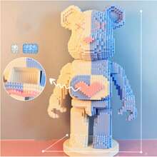 10000片超大熊积木玩具客厅摆件熊出没拼图拼装模型DIY礼物3D立体摆件适合成人生日礼物闺蜜礼物朋友礼物 - 無色 - 查看 9