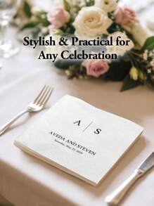 20/40/60/100 Pcs Custom Napkins, Personalized Napkins For Wedding Anniversary, Suitable For Couple, Lovers, Romantic Gift, Napkins Disposable Beverage Dessert Napkins For Wedding Table Decorations Engagement Party, Personalized Wedding Napkins, Unique Ideal Gifts For Her,Multi-Functional,Durable,Ornamental,Reusable,Exquisite,Stylish,High-Quality,Colorful,Modern,Custom,Personalized,Unique,Ideal Gifts For Him,Ideal Gifts For Her,Boyfriend,Dad,Girlfriend,Mom,Family,Friends,Tea Room,Home,Garden,Office,For Anniversaries,For Valentine's Day,For Mother's Day,For Birthdays,For Father's Day,For Graduation,For Weddings,For Housewarming,Personal Items