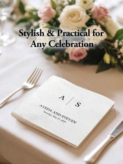 20/40/60/100 Piezas de servilletas personalizadas, servilletas personalizadas para aniversario de boda, adecuadas para parejas, amantes, regalo romántico, servilletas desechables para bebidas y postres para decoración de mesa de boda, fiesta de compromiso, servilletas de boda personalizadas, regalos únicos e ideales para ella, multifuncionales, duraderas, ornamentales, reutilizables, exquisitas, elegantes, de alta calidad, coloridas, modernas, personalizadas, únicas, regalos ideales para él, regalos ideales para ella, novio, papá, novia, mamá, familia, amigos, salón de té, hogar, jardín, oficina, para aniversarios, para el Día de San Valentín, para el Día de la Madre, para cumpleaños, para el Día del Padre, para graduaciones, para bodas, para inauguración de casa