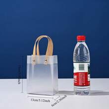 30/20/10个装透明PVC礼品袋，生日派对礼品包装手提袋，纪念品包装袋 - 無色 - 查看 8