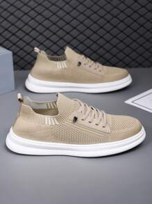 2025 Spring/Summer New Fashion Breathable Non-Odor Men's Casual Mesh Shoes, Soft Soles, Slip-On, Comfortable