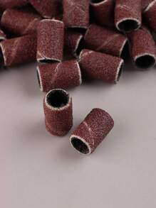 适用于指甲钻头的打磨带，抛光凝胶，去除死皮老茧，修指甲和修脚，100 件 - 巧克力棕 - 查看 3