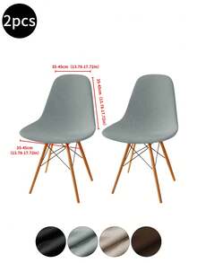 1 cái/2 cái/4 cái/6 cái/30 cái Vỏ bọc ghế bằng lụa sữa Mocha, Vỏ bọc ghế mềm mại, co giãn cao, có thể giặt được, thích hợp để trang trí ghế trong nhà hàng, tiệc tùng, khách sạn - Nhiều màu - Xem 24