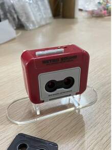 1PC 钥匙扣录音机，复古风格，情侣礼物，吊坠迷你可录音音乐盒，装饰，适合作为表彰礼物