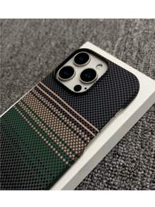 1 件磁性手机壳碳纤维纹理兼容 17 Pro Max Air 16 15 14 13 12 Pro Max Plus 无线充电半盖磨砂散热保护壳