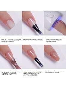 XEIJAYI 1pc Ice-Through Color Gel Nail Polish Semi Permanent Nail Art Soaking UV LED Nail Salon DIY Nail Salon Gel For Spring And Summer - Nhiều màu - Xem 11