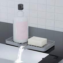Giá phơi chén đĩa bằng silicon, giá đựng xà phòng phòng tắm, khay chống trượt cho bồn rửa, giá đựng miếng bọt biển. - Nhiều màu - Xem 5
