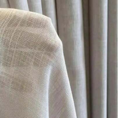 Cortina Gaze de Linho Voil Flame Alto Padrão 3,00x2,80m Acabamento Impecável Para Sala Quarto Escritório Ambiente Clean Super Chique