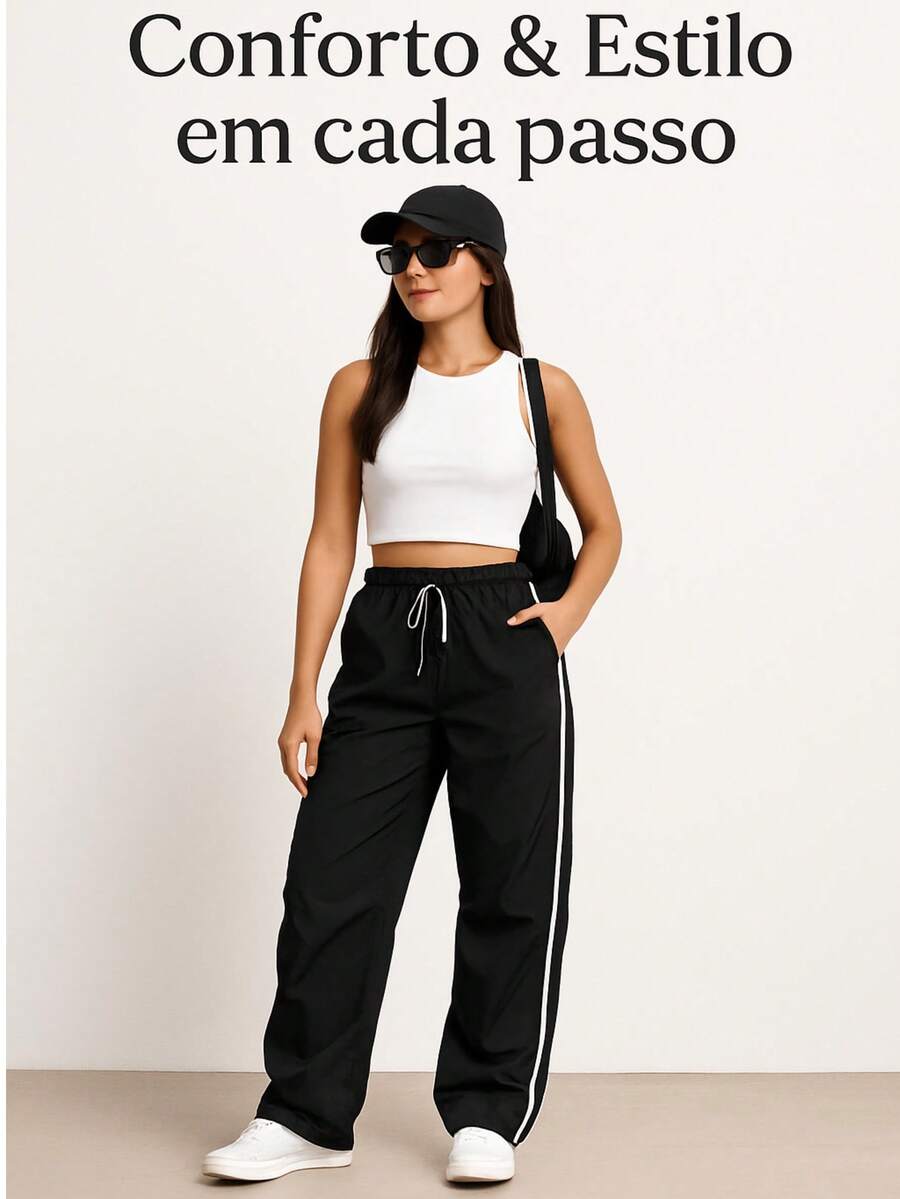 Women Pants - Black - View 1