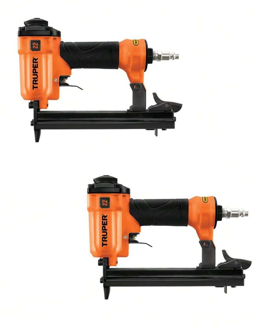 Pneumatic Stapler, 22 Gauge, Truper - Orange - View 1