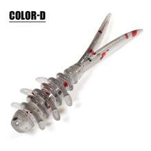 Spinpoler 25mm Micro Soft Worm Fishing Lure Light Game Tpr Mini Ajing Artificial Plastics Insect Ocean Rock Fishing Ice Fishing Freshwater Saltwater Mackerel Rockfishtackle - Multicolor - View 15