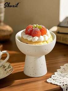 shoxil 1 件陶瓷多用途餐杯、甜点杯、甜点碗 - 非常适合盛放冰淇淋、甜点、小吃和水果 | 非常适合家庭厨房、办公桌、露营旅行、派对自助餐、咖啡厅展示和野餐 - 甜點杯 - 查看 6