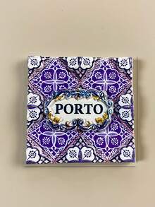 1 pieza Decoración del hogar creativa 3D portuguesa Imán para nevera, recuerdo de viaje