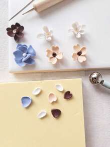 10*10cm Large Flower Making Sponge Mat - High-Resilience, Uncharged Plastic Tool For Thinning Fondant Petals, Shaping Clay & Pottery Crafts With Ease - Perfect For DIY Artisans And Craft Enthusiasts